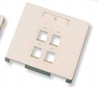 and two fiber optic adapters or MT-RJ Parallel Dress Clips (simplex
