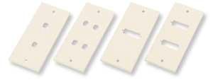 decorator mounting strap 769016-X Fiber Optic Faceplates (For MT-RJ Faceplates see A, B and C above.