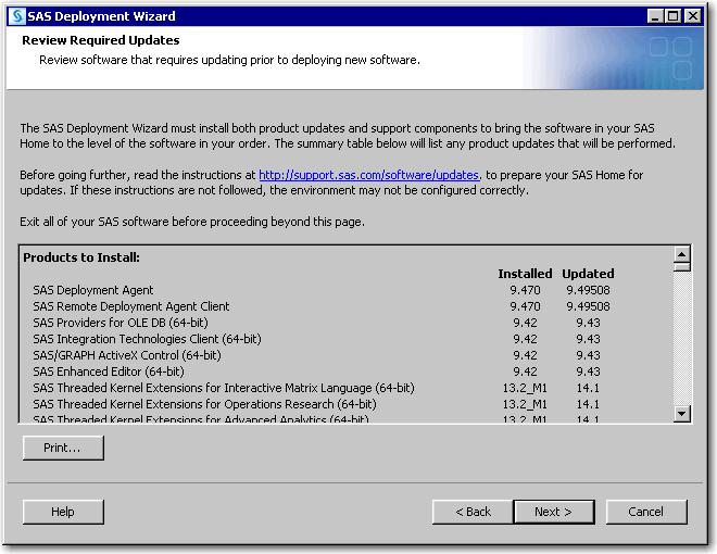 Upgrade SAS Visual Analytics (Non-Distributed SAS LASR) 83 9 Review