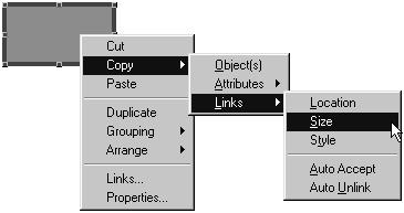 you can copy and paste object attributes and Named Object links.