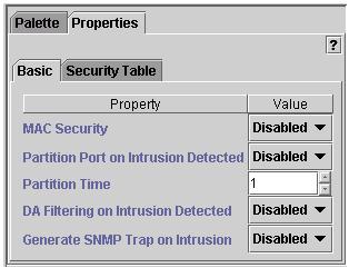 Configuring media access control (MAC) security 1 In the navigation pane, expand the switch and select MAC Address