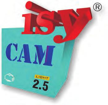 CAD/CAM isy-cam 2.5 PLUS General With isy-cam 2.5 PLUS the customer is provided with a Windows -based CAD/CAM package. It provides a comprehensive solution from design to production with CNC machines.
