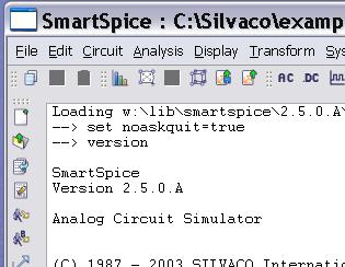 Model Source Interpreter SmartSpice