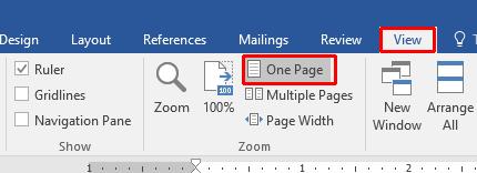 WORD 2016 FOUNDATION Page 82 To see the effect better click on the View tab