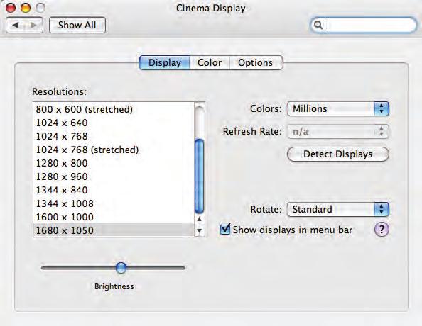 the digital darkroom Monitor settings Resolution and colors Set the monitor resolution to 1024 768 pixels or greater and the monitor colors to Millions.