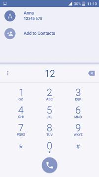3 Phone calls, Call history log and Contacts 3.1 Call... 3.1.1 Placing a call You can easily place a call using Call. Touch the Application tab from the Home screen and select Call.