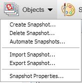 Object Snapshot Definition of an Object Snapshot The Object Snapshot allows you to view, compare and deploy all custom fields from Standard Objects and Custom Objects in your Salesforce Org.