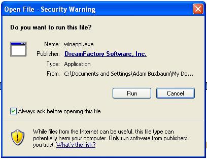 Installation Instructions for DreamFactory Stand-Alone Executable In addition to creating an automated Snapshot through your browser, Snapshot also allows you to use the DreamFactory stand-alone