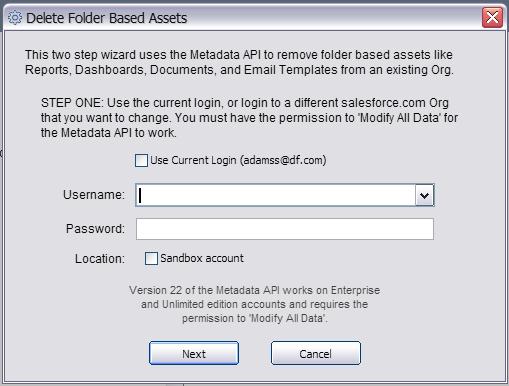 To access the Delete Folder Based Asset feature: 1. Click on the Studio menu and select the Delete Folder Based Assets command 2.