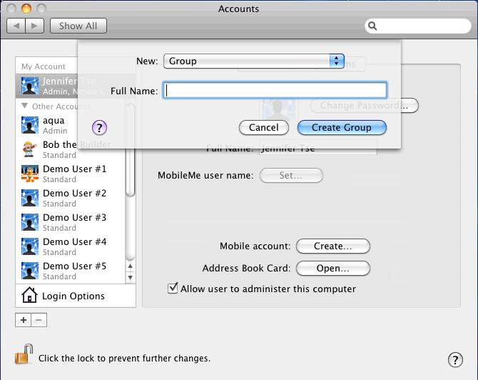 β. In order to create Local Users within Apple s WorkGroup Manager, Open the Server folder within Applications and launch WorkGroup Manager.
