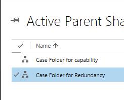 Once you have a parent folder and a sub-folder then you will see a hierarchy view.