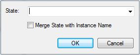 Right-click on the required Object. The context menu displays. 2. Select the Set Run State option. The Run State dialog displays. 3.