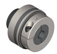 clamping hub Integrated ball bearing for high axial and radial loads Bore range: 5 mm - 80 mm / Torque range: 2 Nm - 9000 Nm SKW Series Keyed hub connection Integrated ball bearing for