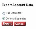 Exporting Data You can export data from QuickReads Technology Network Edition to use in other reports or to load into other programs.