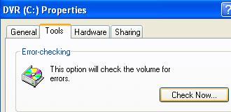 Use Windows built-in utility to scan your hard disk for errors and attempt to fix them. Follow these steps: A.