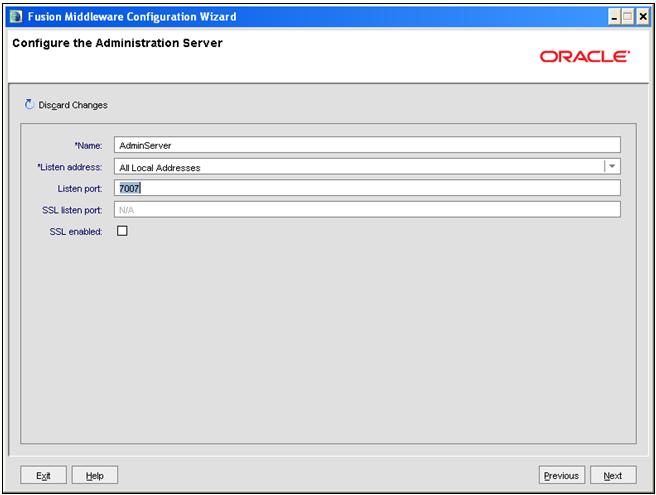 You can also select Manages Servers, Clusters and Machines and RDBMS Security Store if required. Click Next.