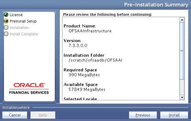 GUI Mode Installation 34. Select Yes if you want to install Sample Application.