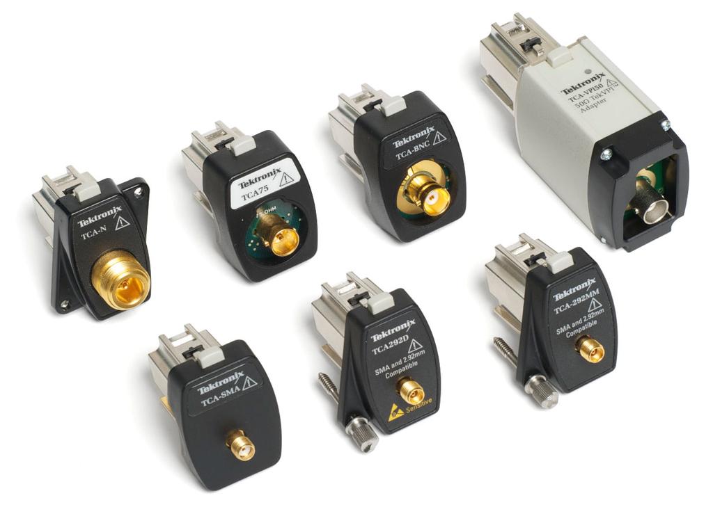 The DP12 transmitter test solution can be configured for 3 different signal input configurations, listed below: P7313SMA differential probe based input, which offers the most efficient test