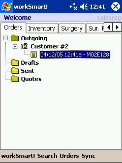 Saving Draft Orders If you don t want to send the order just yet, tap Save instead of Submit to save the order s information on your device.