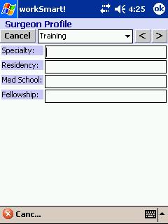 Once you have finished with the Hospital/Clinic information, you ll have the option to enter