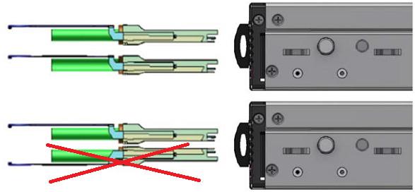 Figure 43: SN2740 Cable Orientation Figure 44: SN2410 Cable Orientation 2.6.