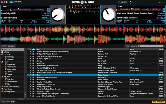 Software Overview The following chart provides an overview of the Serato DJ Intro main screen. Each point is covered in more detail, later in the manual.