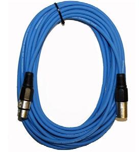 XLR cables 4x 10m,