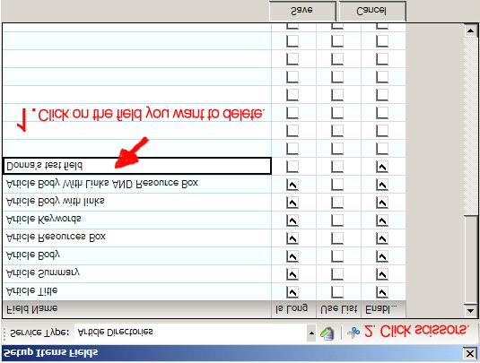 Edit Content Fields Open the field manager by clicking on the Item Fields button on the designer toolbar. To edit a content title, double click the title and edit.
