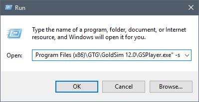 Using the GoldSim Player as a Slave If the getdb flag is specified with a date that is invalid, an error message Effective date for database download is invalid!