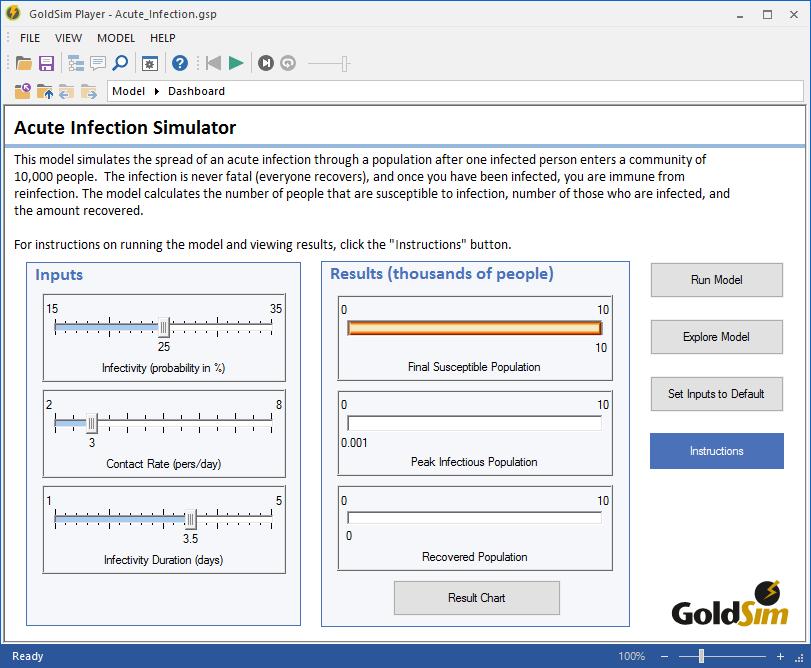 Installing and Starting the Player This manual provides all the information you need to use the GoldSim Player to view and run GoldSim models.