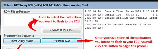 If you opened ProECU by double clicking on your tune file then the Programming tool will already have the file you want selected! 13.1. Once the file has been chosen you can click Program ECU 13.2.
