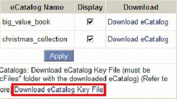 You can download a digital copy of the ecatalog to your computer.