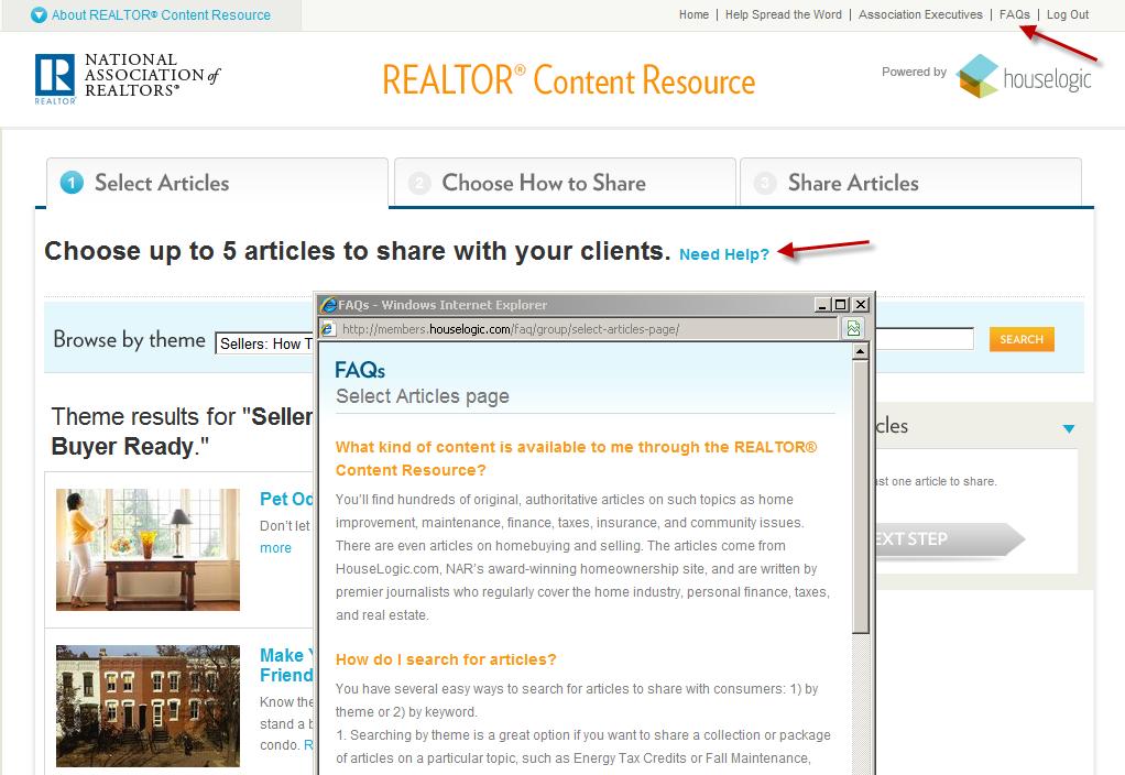 REALTOR Content Resource Need Help? Need more support? Click Need Help?