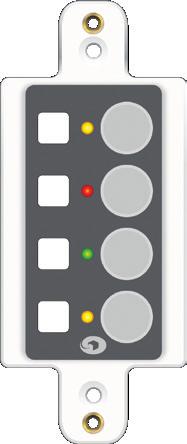 Single gang Decora faceplate, mounts in a North American electrical box, in-wall or surface mount. ARCs are programmed from the same software applications used to configure Symetrix DSP hardware.