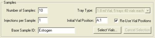 3 Automating Analysis Creating a New Sequence Tip The Calibration File box is grayed out until you select the None bracket type option.