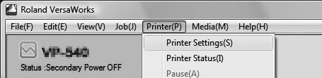 Printer Connection and Settings When Connecting Multiple Printers You can connect up to four printers or cutting machines to a single computer.