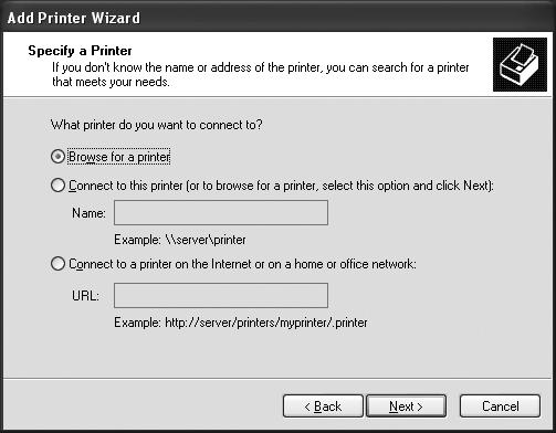 Windows 2000 From the [Start] menu, click [Settings] - [Printers].