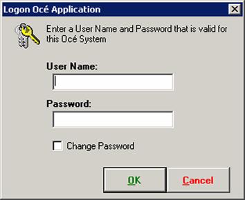 How to open Electronic Job Ticket Introduction Use the following method to logon Electronic Job Ticket. Logon 1. Go to the Windows 'Start' menu. 2. Select 'Programs'. 3. Select 'Oce Engineering Exec'.
