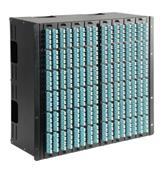 duplex LC ports 4U with up to 144 duplex LC ports 6U with up to 288 duplex LC ports Vertical Vertical * * * Our H-Series