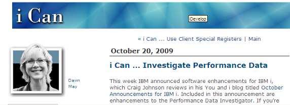 IBM i valuable resources developerworks Ð Main page: http://www.