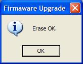 MCP737EL at the end of erase phase the above dialog will prompt; click OK to proceed now click on Program.