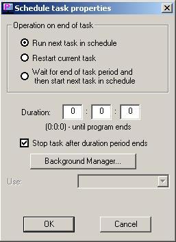 Modifying Tasks within the Schedule 4. While in the Schedule Properties dialog, double-click the task you wish to modify from the Scheduled Tasks section.