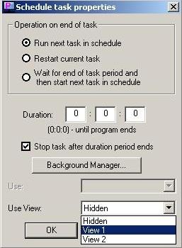 Run next task in schedule: This option will run the next task that you ve added to the schedule once the task has ended. ii.