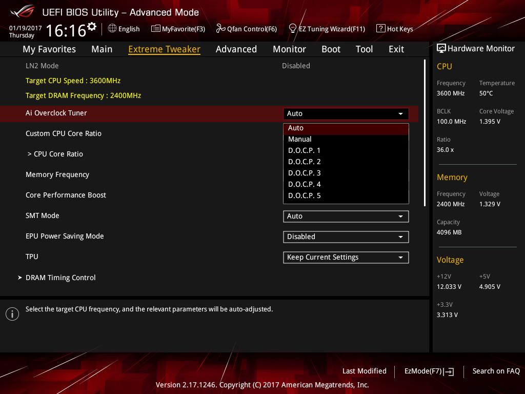 3.2.2 Advanced Mode The Advanced Mode provides advanced options for experienced end-users to configure the BIOS settings. The figure below shows an example of the Advanced Mode.