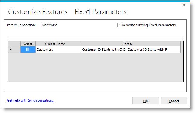 Page 135 Individual data objects can be selected by checking the associated checkbox. All data objects can be toggled at once by clicking the Select column header.