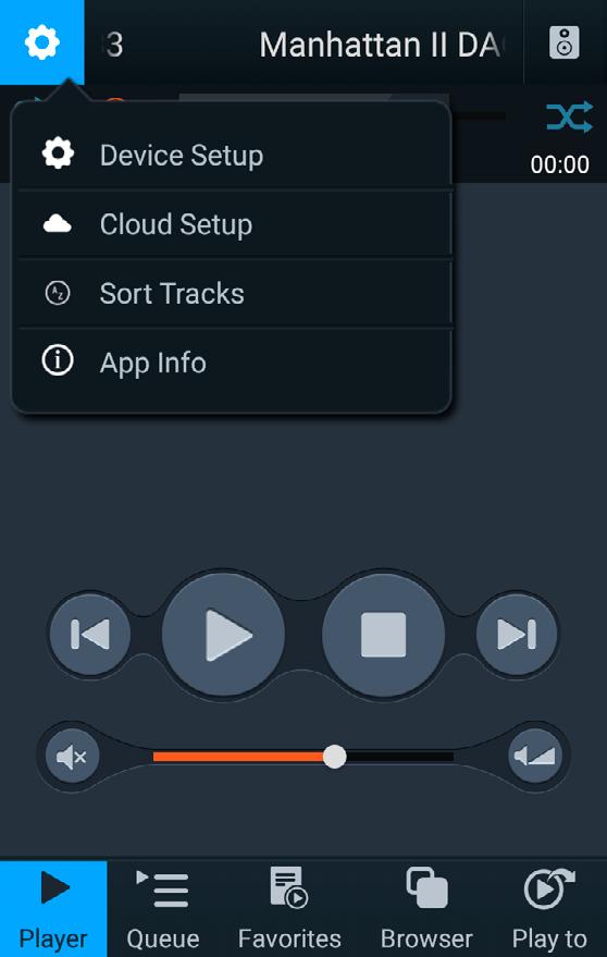 DLNA/UpnP, Roon Ready (AirPlay and Spotify Connect will be added in future updates ) Control Apps for ios and Android (DLNA based): mconnect Control for phone and mconnect Control HD for tablet.