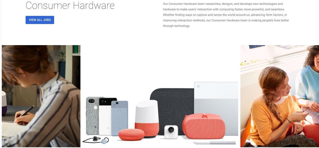 Google Consumer Hardware Is Hiring!