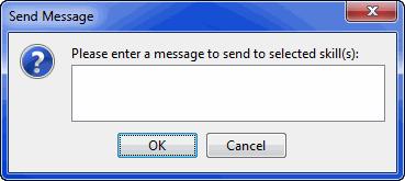 3 Click OK to open the message window.