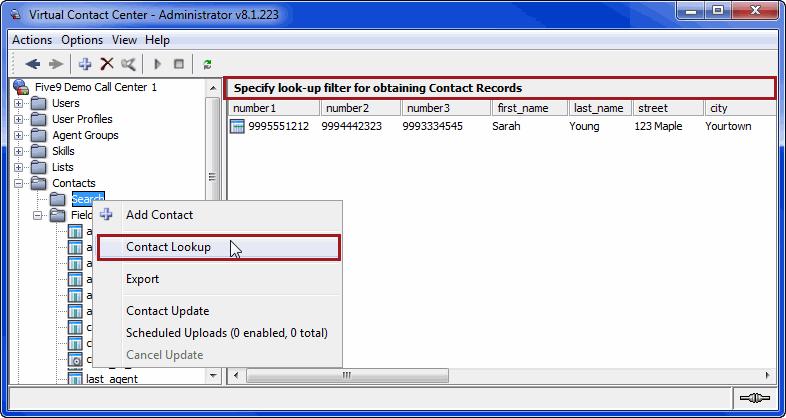 Contacts Filtering Contacts Filtering Contacts You can see all contact records or only records with specified criteria. The results of a search are limited to 1,000 contact records.