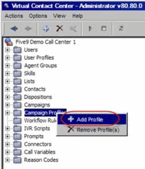 Campaign Profiles Creating Campaign Profiles Creating Campaign Profiles You can create a profile or duplicate an existing one.